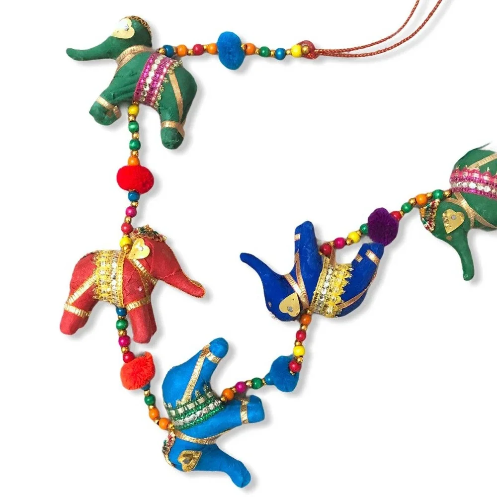 Handmade Indian Garland/Boho Decor 5' Long